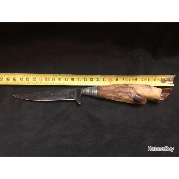 couteau puma solingen  manche patte de chevreuille