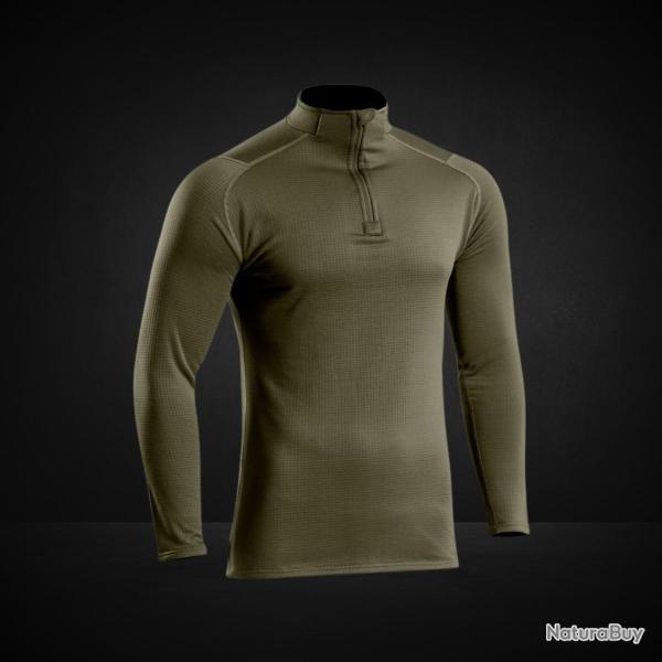 Sweat zipp� Thermo Performer 10�C 20�C vert olive