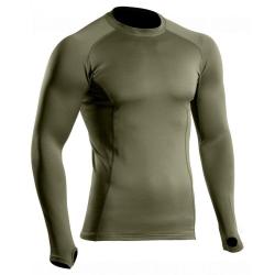 Maillot Thermo Performer 10&deg;C 20&deg;C vert olive