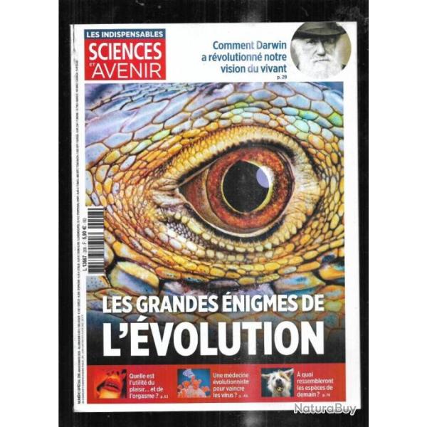 sciences et avenir 208 janvier mars 2022 les grandes �nigmes de l'�volution