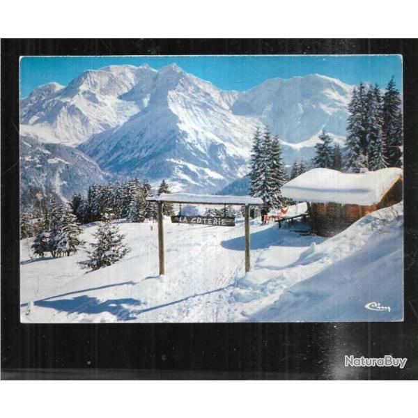 st-gervais-les-bains la coterie au bettex , mont-blanc,carte postale moderne 1978