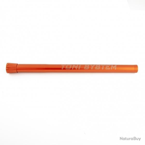 Tube rallonge mesure � museau pour Benelli M1-M2 ga.12 canon 65 - Orange - TONI SYSTEM