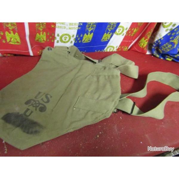 musette US army seconde guerre ww2 sac masque � gaz Am�ricain