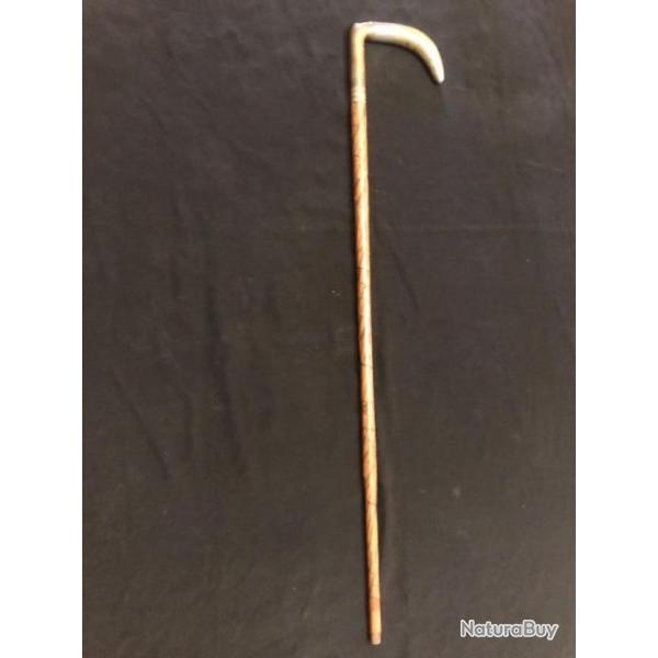 canne systeme fusil pommeau metal fut acier