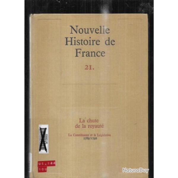 nouvelle histoire de france 2 volumes de 1774 � 1792 , r�volution fran�aise vol 20 et 21