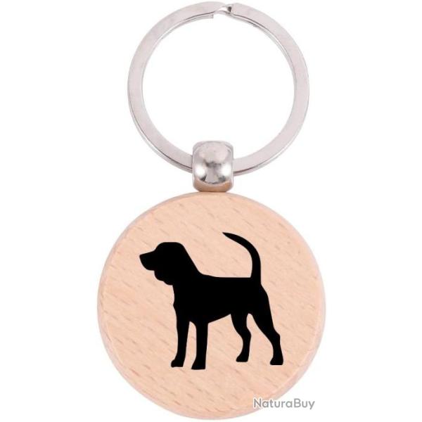 PORTE CL� BEAGLE GRAVURE RECTO - FRAIS DE PORT OFFERTS