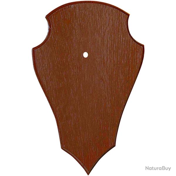 Ecusson en ch�ne massif, avec encoche pour les m�choires (Couleur: sombre)