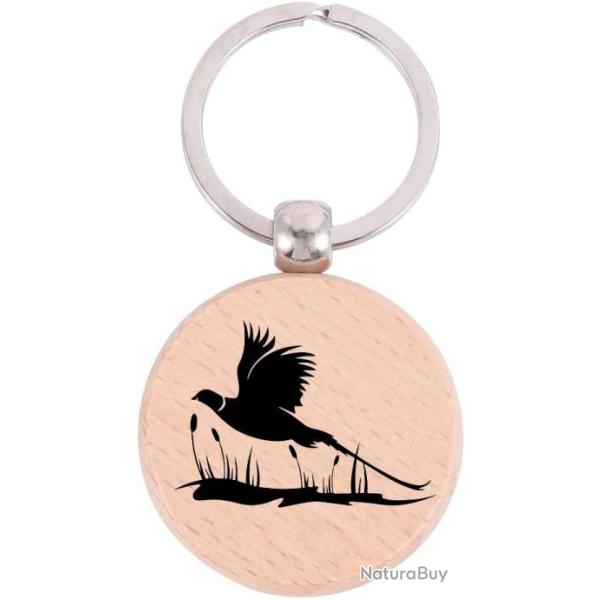 PORTE CL� FAISAN D�COLLE GRAVURE RECTO - FRAIS DE PORT OFFERTS