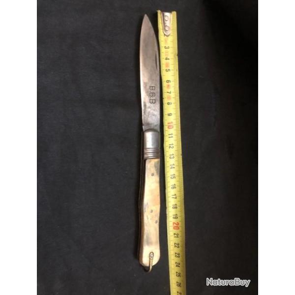 couteau ancien pliant