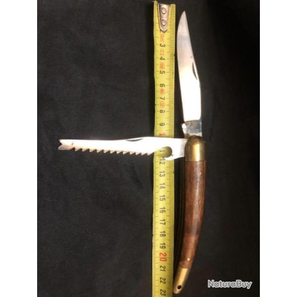 couteau ancien pliant 2 lames