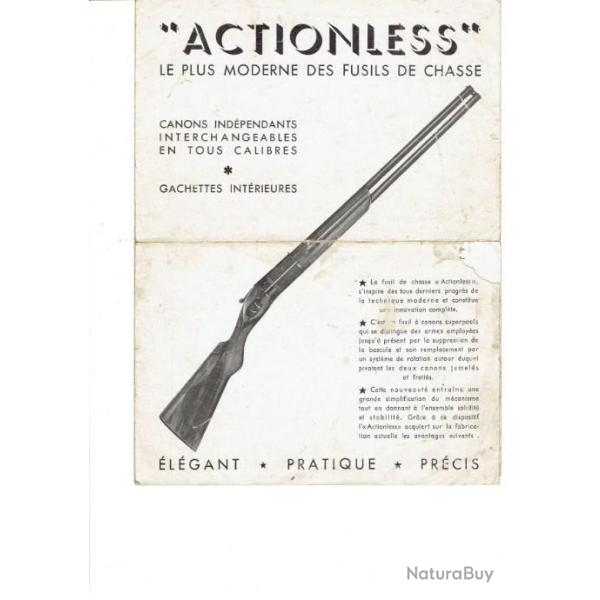 notice 6 pages ACTIONLESS 47 (envoi par mail) - VENDU PAR JEPERCUTE (m1379)