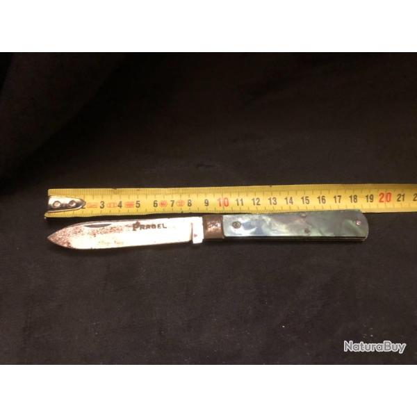 ancien couteau canif  pradel manche vert