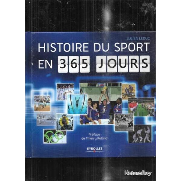 histoire du sport en 365 jours de julien leduc