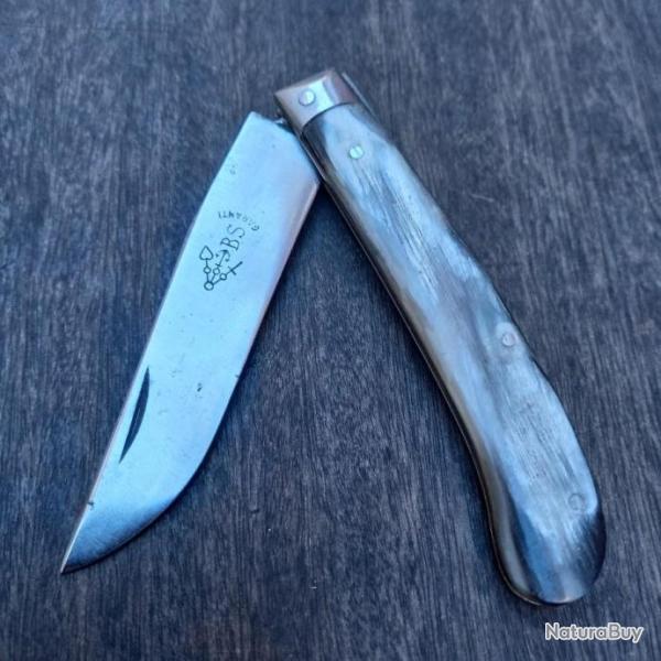 Ancien Couteau R�gional YATAGUAN B.S GARANTI SAUZEDE DAIGUEBONNE Manche en Corne