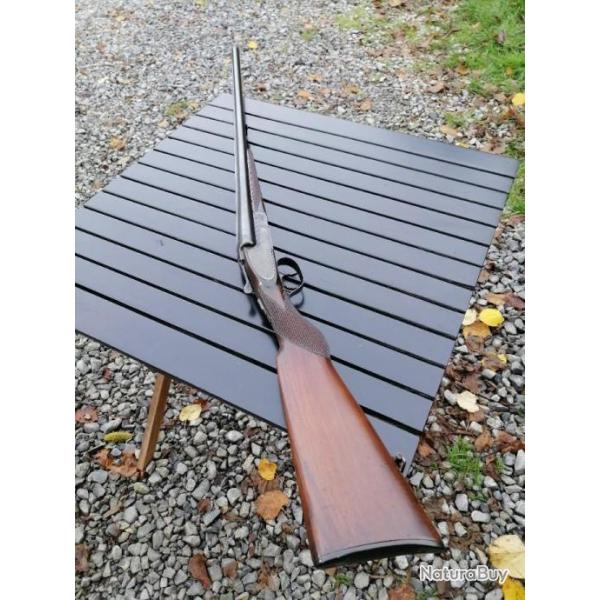 Tr�s beau fusil juxtapos� Belge BAYARD � v�ritables platines en calibre 16/70