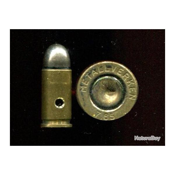 7.65 mm Browning - marquage su�dois peu courant : METALLWERKEN 7.65