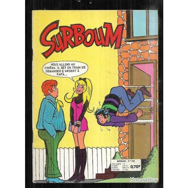 surboum 103 comic's , bd de presse ,