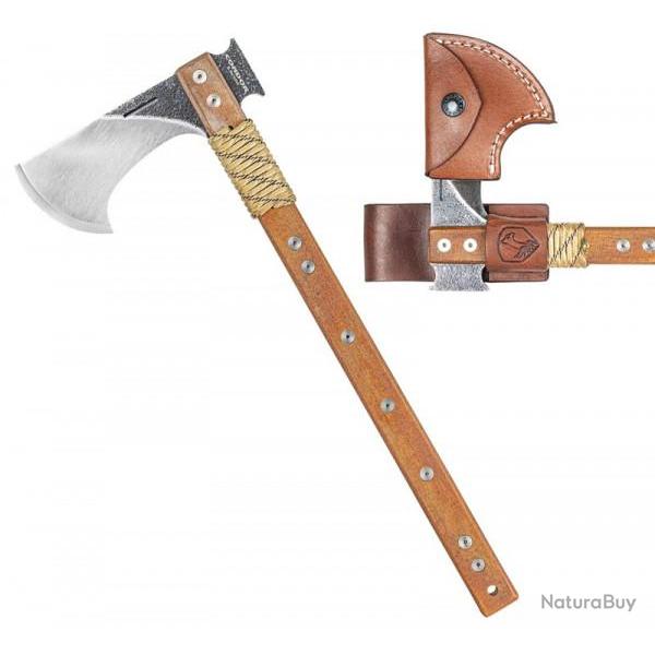 Hache Tomahawk Condor Tactical P.A.S.S. Hawk Axe Lame Acier Carbone 1075 Manche Micarta CTK182615HC