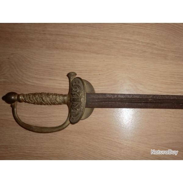 EPEE  EPOQUE DE  JUSTICE  DE SOUS OFFICIER  DE GENDARMERIE  1853  1872