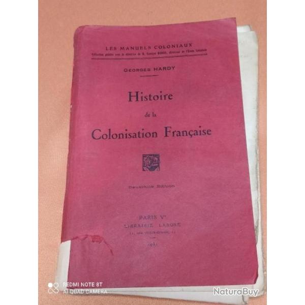 HISTOIRE DE LA COLONISATION FRANCAISE, 1931, DEUXIEME EDITION