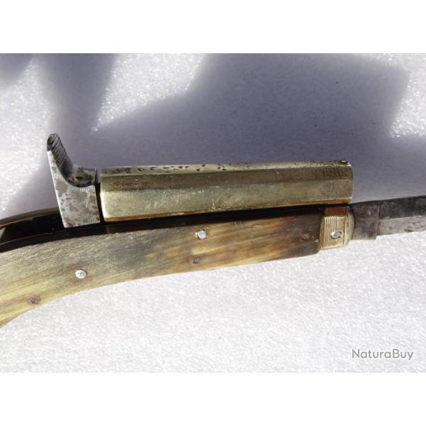 pistolet-couteau par ROGERS ,XIX, cal  31,percussion