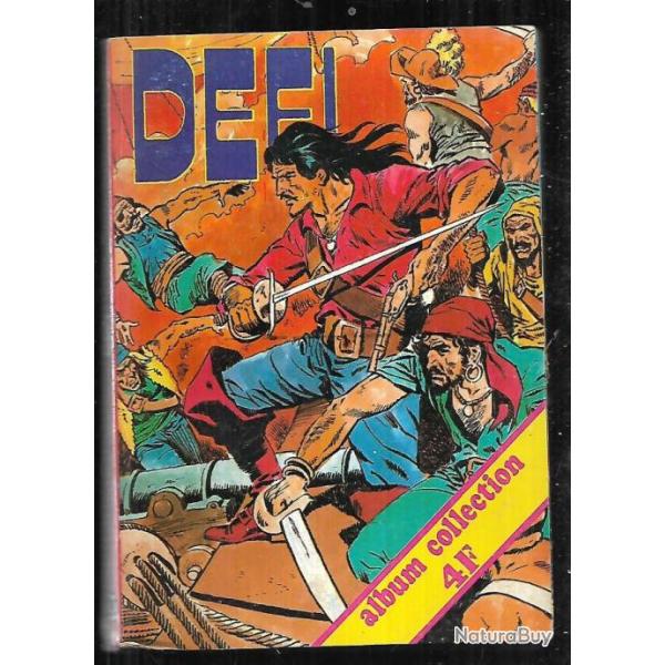 defi reli 56 et 57 le corsaire bleu 2 et 3  comic's , bd de presse ,