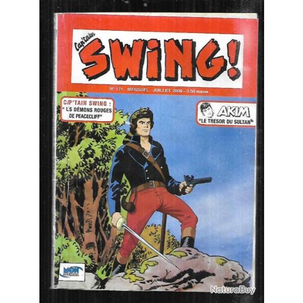 cap'tain swing 171 akim comic's , bd de presse ,