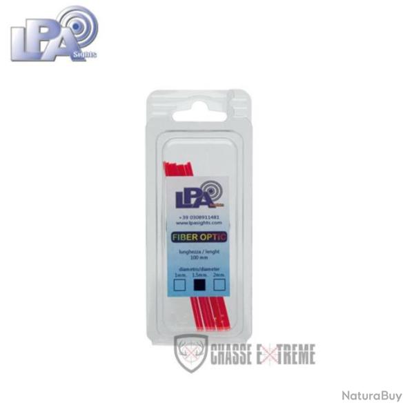 Fibre Optique LPA Rouge 1,5mm x 100mm