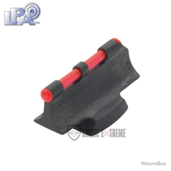 Guidon Profil LPA Fibre Optique Rouge