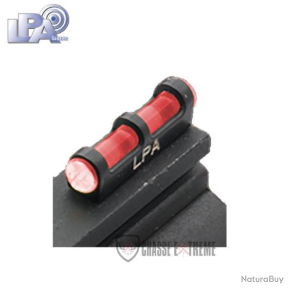 Guidon Fibre Optique LPA Rouge