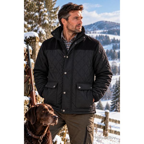 Veste doubl�e polaire Champion Lewis pour homme Noir