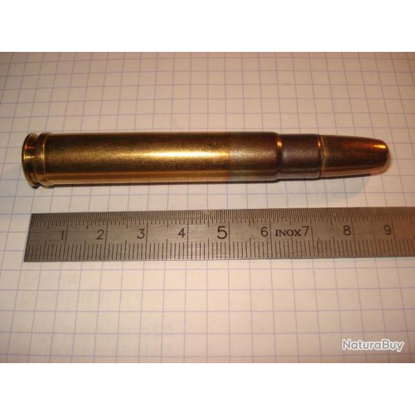 une cartouche de 416 remington magnum de marque hornady, ogive blinde, pour collection