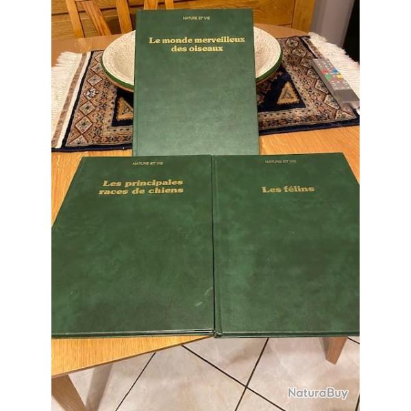 lot de 3 livres neufs nature et vie 1982