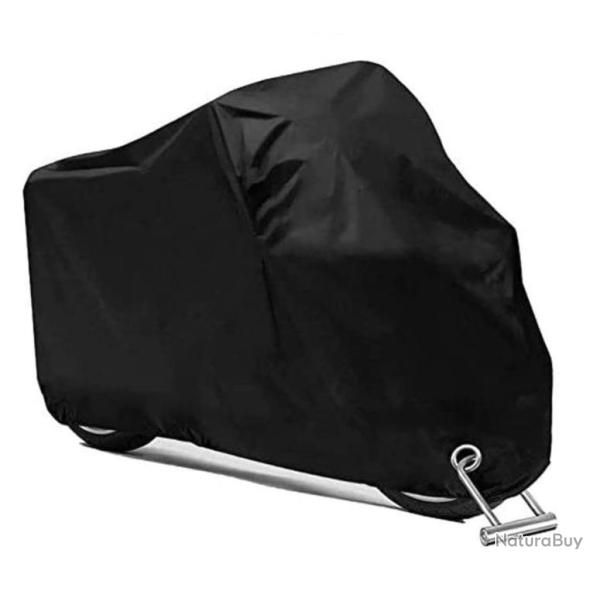 Housse de Protection pour Moto 245x105x125 cm Polyester190T Impermable Antivol Livraison Gratuite