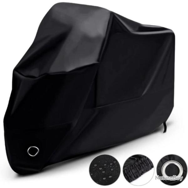 Housse de Protection pour Moto 245x105x125 cm Antivol  Imperm�able Polyester190T Livraison Gratuite