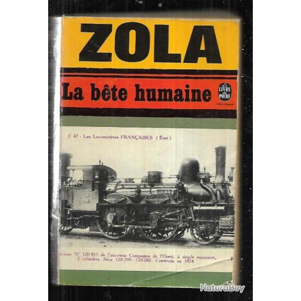 la bete humaine  d'mile zola livre de poche