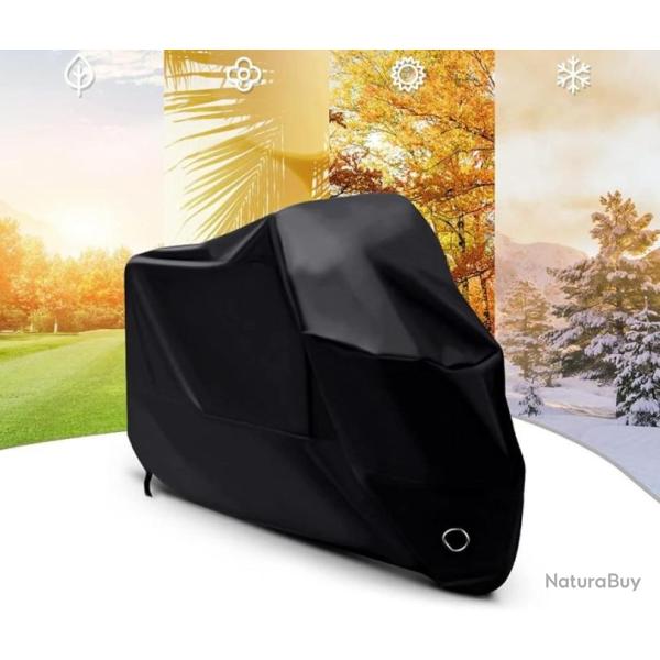 Housse de Protection pour Moto Imperm�able Polyester190T 245x105x125 cm Antivol Livraison Gratuite