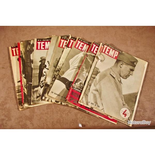 LOT D'HEBDOMADAIRES "TEMPO