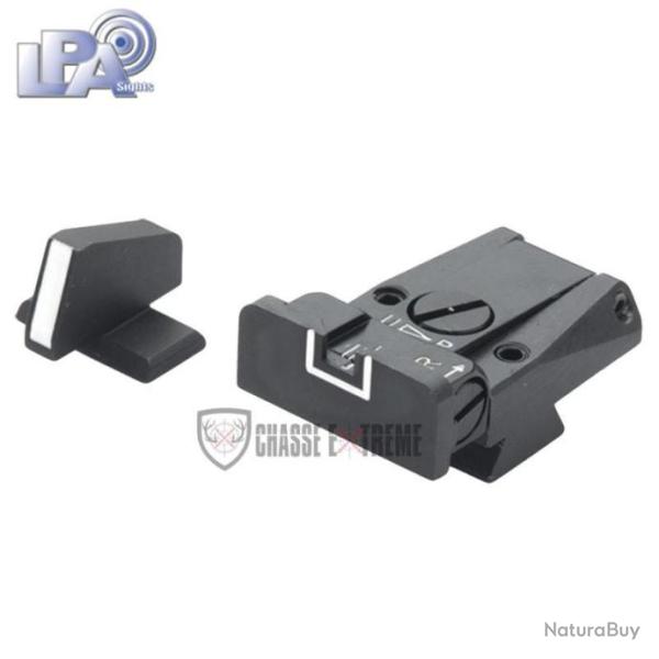 Hausse Rglable et Guidon LPA pour Browning GP Vigil, Mkll, GP Prat