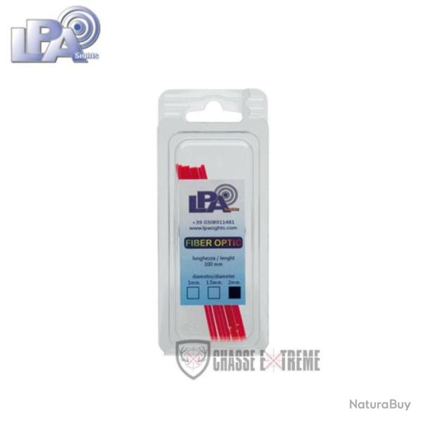 Fibre Optique LPA Rouge 2mm x 100mm