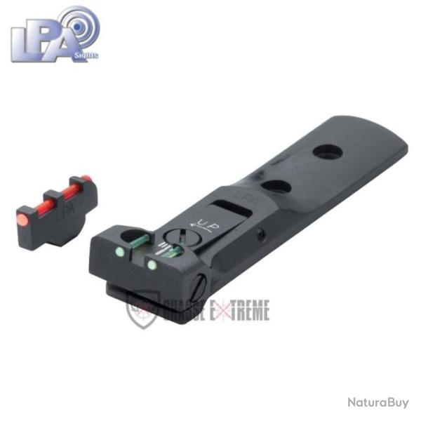 Hausse Fibre Optique LPA pour Revolver S&W 6xx avec Guidon Stand