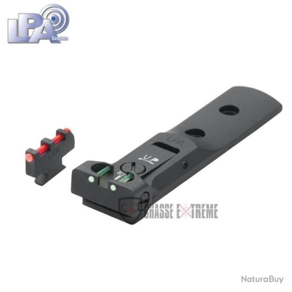 Hausse Fibre Optique LPA pour Revolver S&W 6xx avec Guidon Inter
