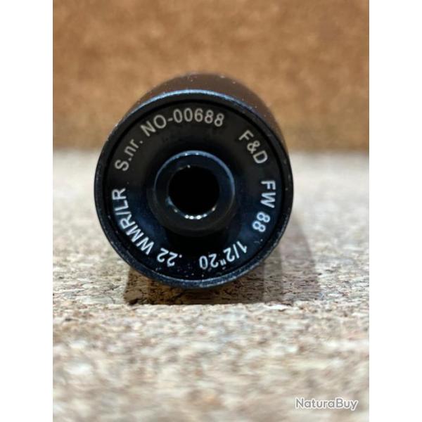 Modrateur de son Freyr & Devik Featherweight 88, 22LR, 22Mag et 17HMR, 1/2X20,  en stock