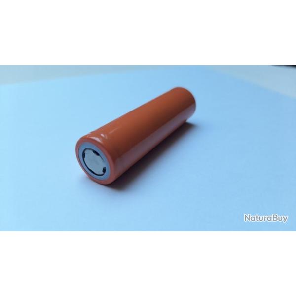 Batterie Lithium ion - lot de 2 - 18650 3500 mAh 3,7V Pile rechargeable pour lampe torche de poche