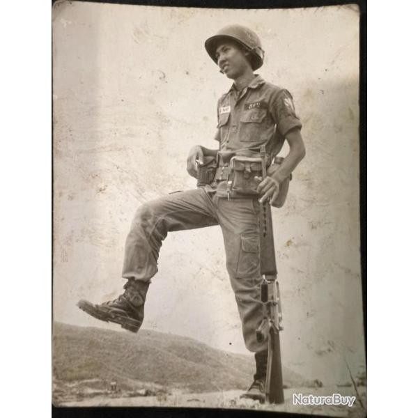 Photo originale d'un soldat de la 302 de l'ARVN