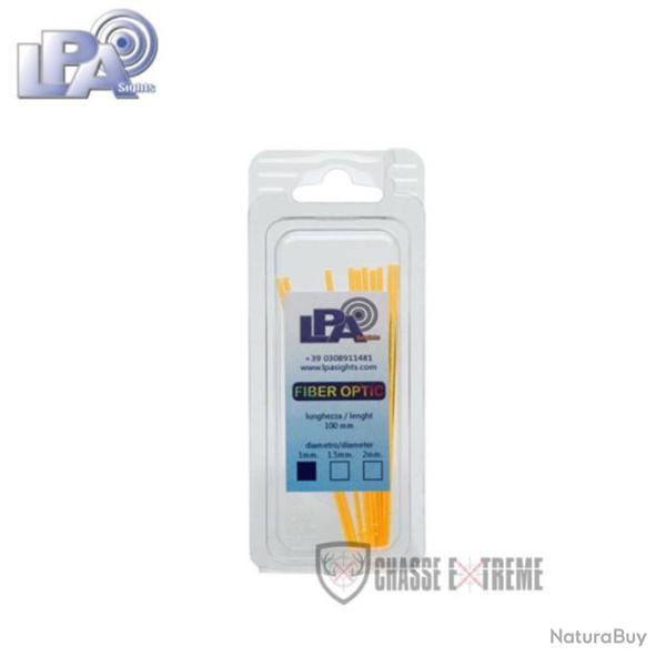 Fibre Optique LPA Jaune 1mm x 100mm