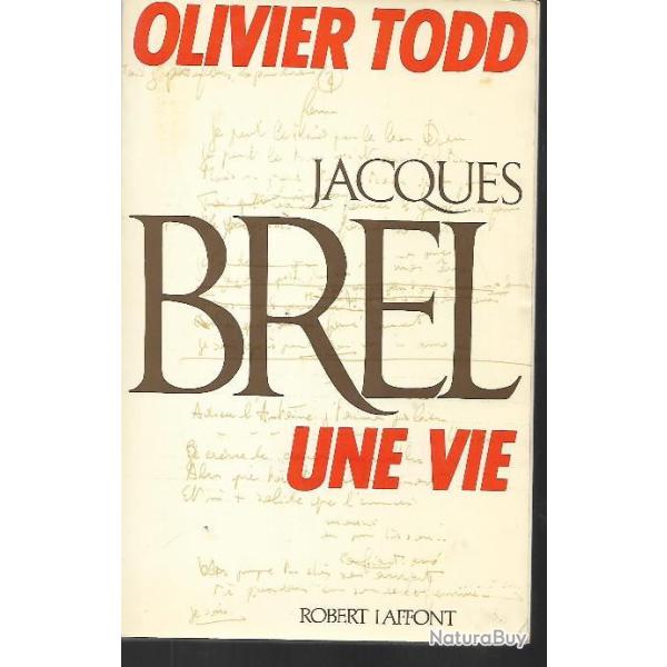 Jacques brel va bien il dort aux marquises pierre berruer  + jacques brel une vie d'olivier todd