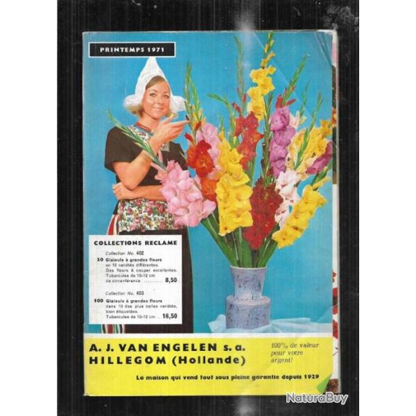 Catalogue hollandais de fleurs printemps 1971 , rare.