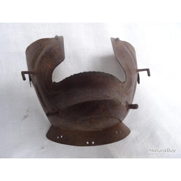 japon127) lot , mempo �poque d�but edo ,  cuirasse , katana  wakisashi