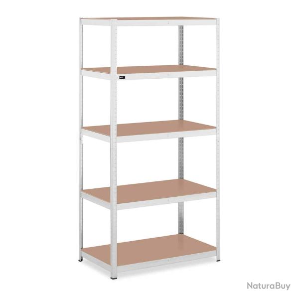 �tag�re charge lourde 100 x 60 x 197 cm supporte 5 x 150 kg robuste garage atelier outils gris 14_0